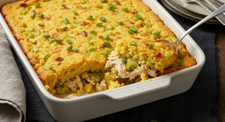 cornbread dressing with chicken